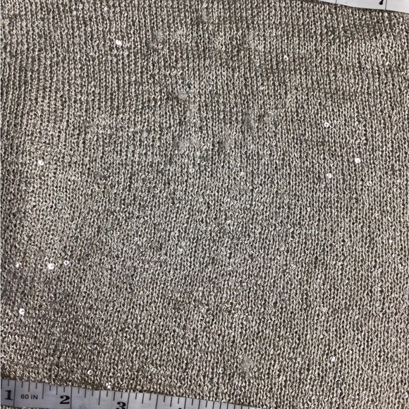 Large INC International Concepts gray sparkle sweater - Picture 5 of 8